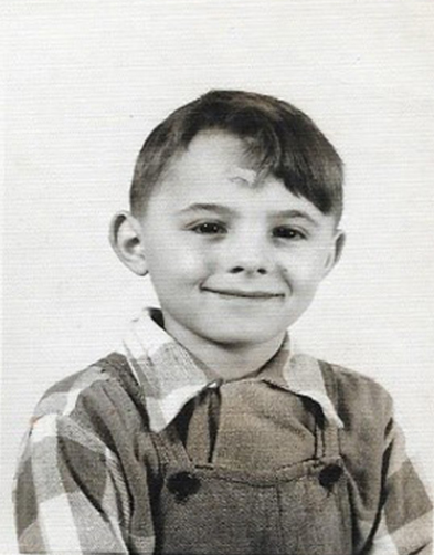 Bruce Neckels as a young boy